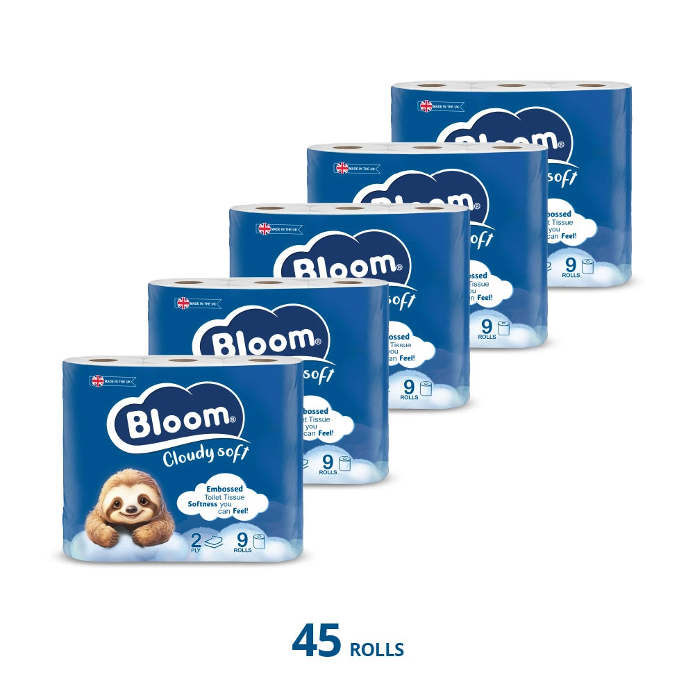 Bloom 2ply Toilet Tissue 45 Rolls