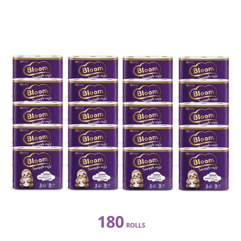 Bloom 3ply Toilet Tissue 180 rolls