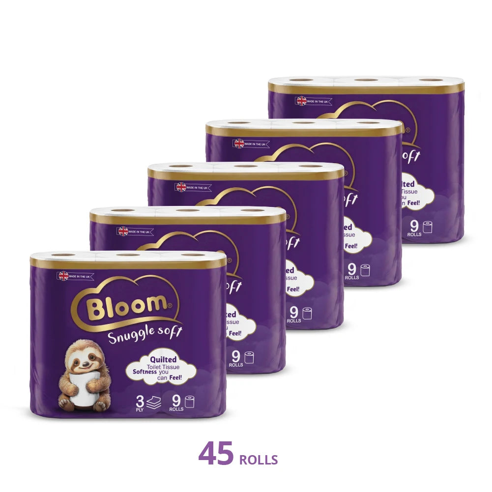 Bloom 3ply Toilet Tissue 45 rolls