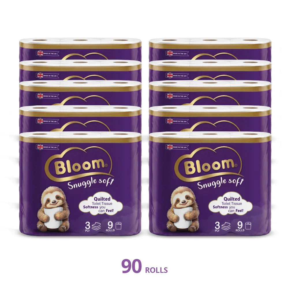 Bloom 3ply Toilet Tissue 90 rolls
