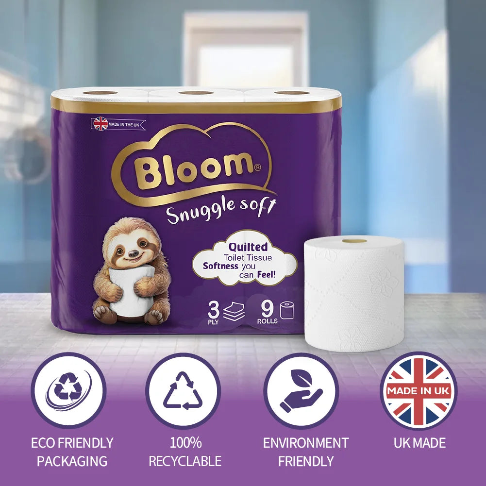Bloom 3ply Toilet Tissue 90 rolls