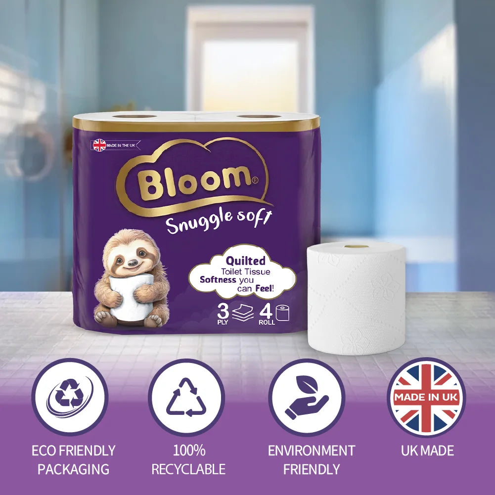 Bloom 3ply Toilet Tissue 160 rolls