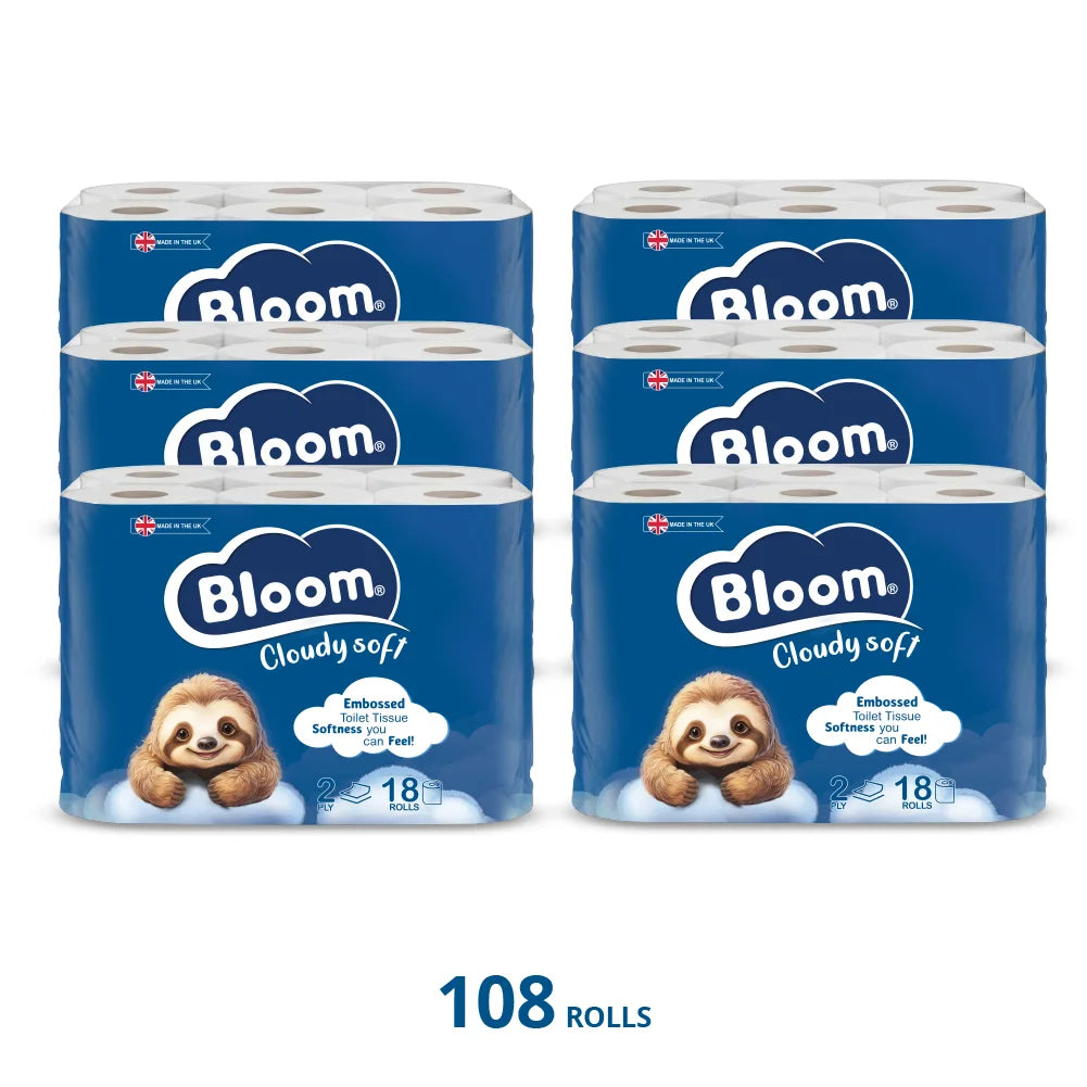 Bloom 2ply Toilet Tissue 54 Rolls