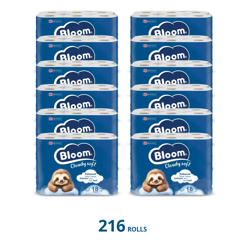 Bloom 2ply Toilet Tissue 54 Rolls