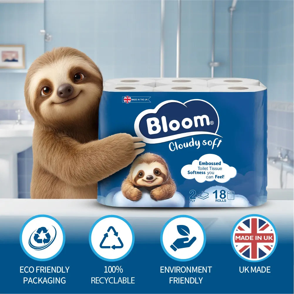 Bloom 2ply Toilet Tissue 54 Rolls
