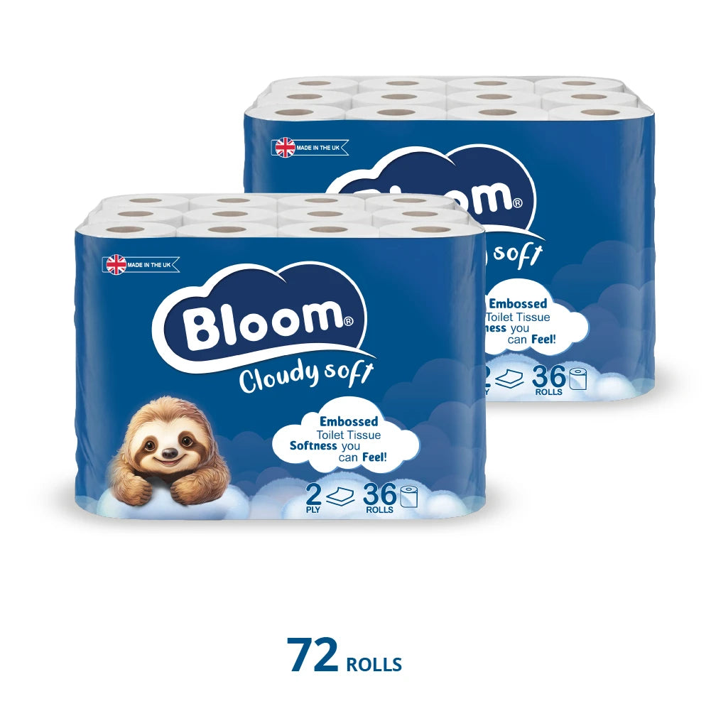 Bloom 2ply Toilet Tissue 72 rolls