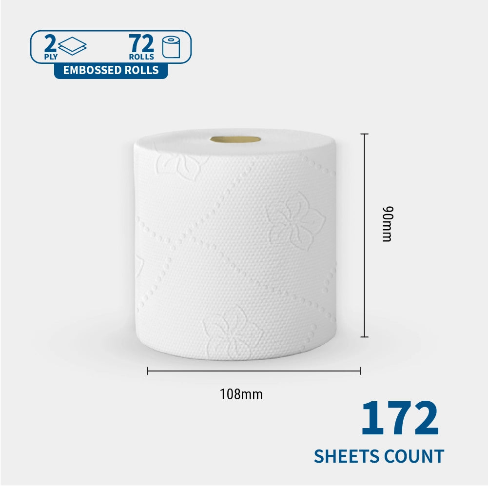 Bloom 2ply Toilet Tissue 72 rolls