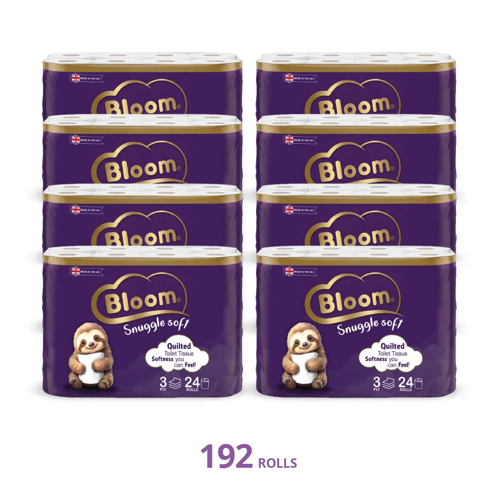 Bloom 3ply Toilet Tissue 192 rolls