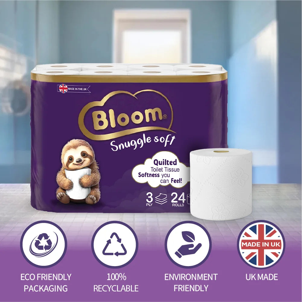 Bloom 3ply Toilet Tissue 192 rolls