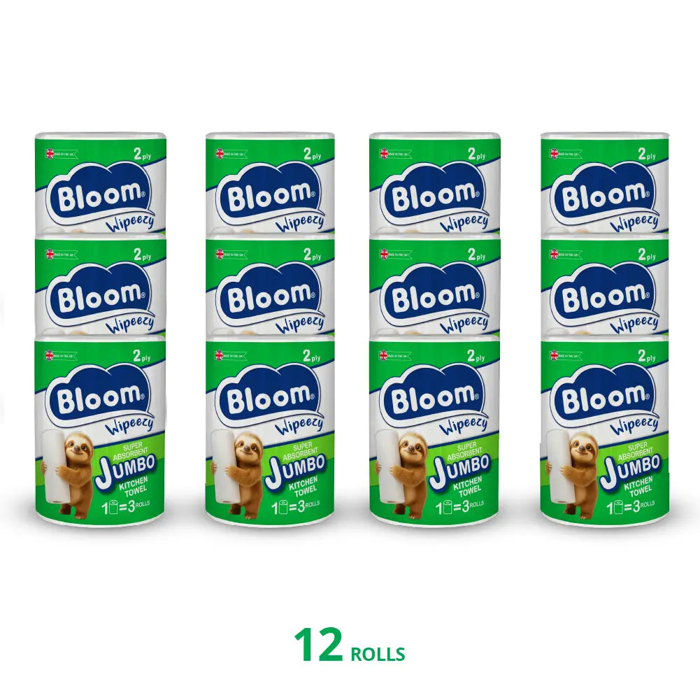 Bloom 2ply Kitchen Towel 48 Jumbo Roll