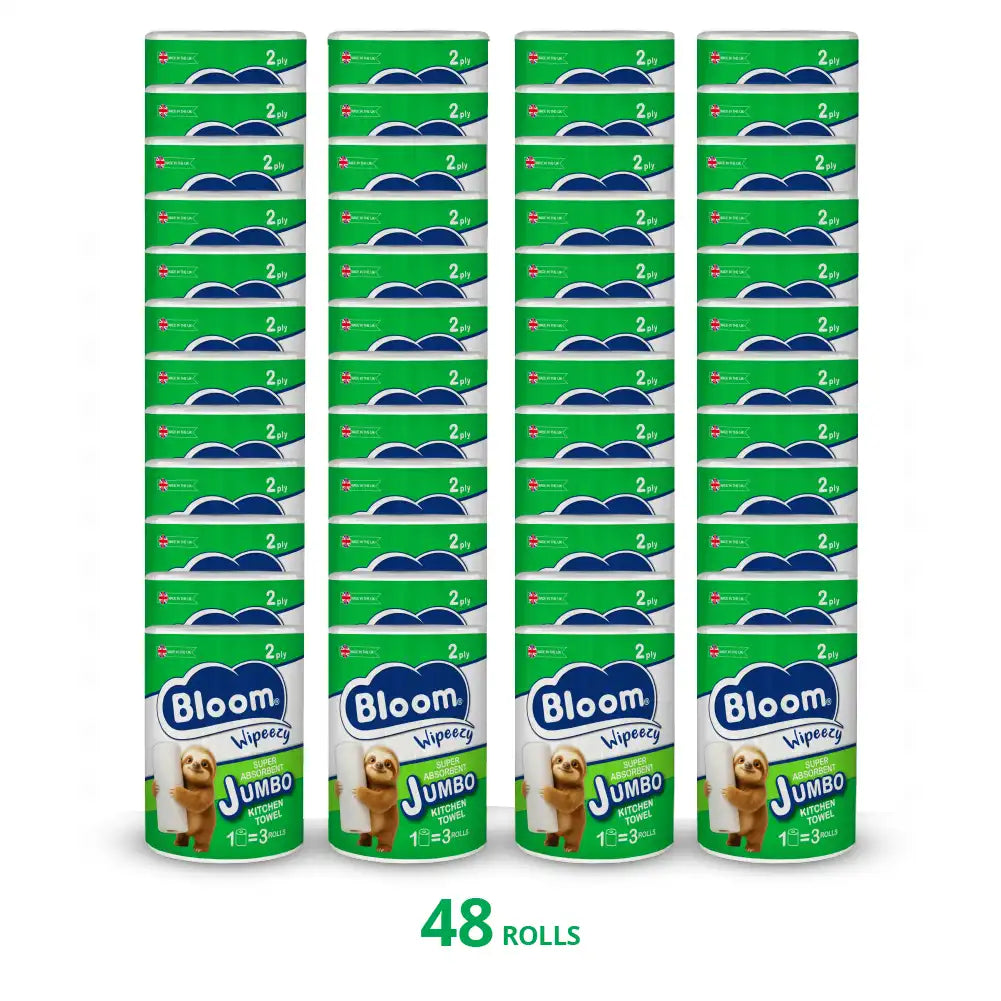 Bloom 2ply Kitchen Towel 12 Jumbo Roll