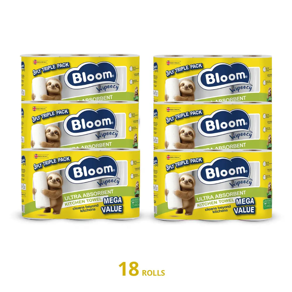 Bloom 3ply Kitchen Towel 36 rolls