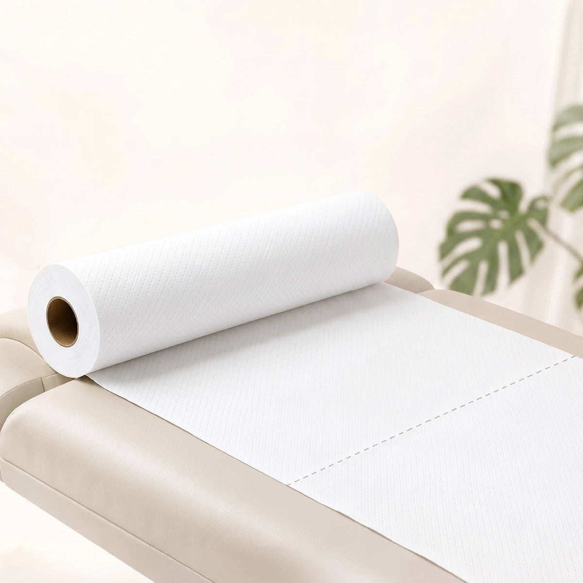 Velor Hygiene Rolls, white, 2-ply, 9 Rolls (1 pack), 50 Metres / 100 Sheets per Roll, Sheet Size: 50 cm x 50 cm