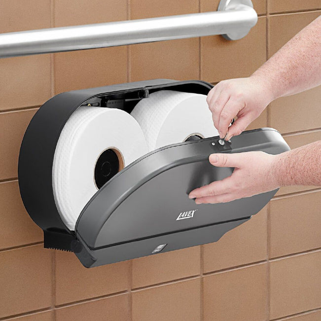 Velor Jumbo Toilet Roll – Embossed Toilet Tissue for Commercial Washroom Dispensers