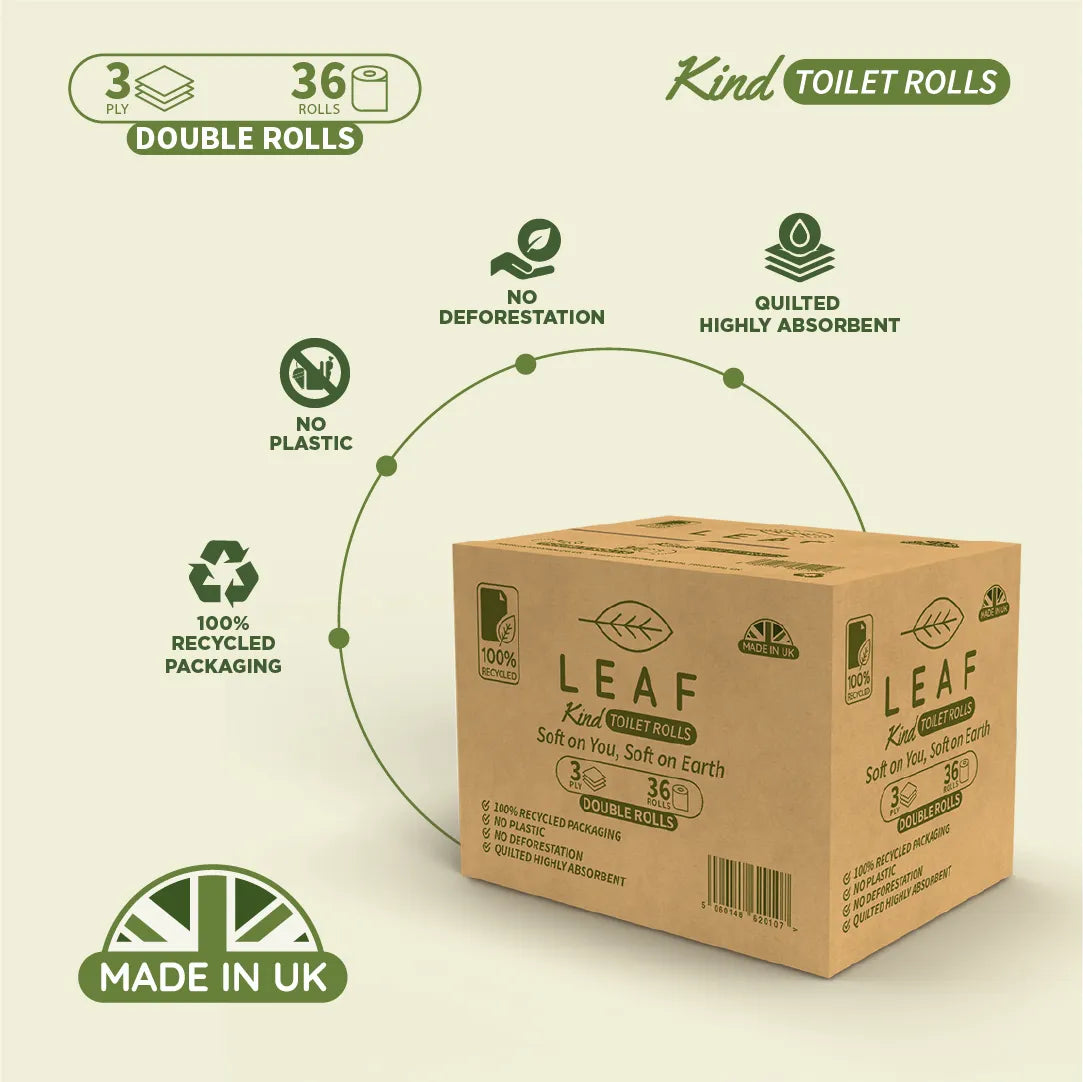 LEAF Kind Toilet Rolls