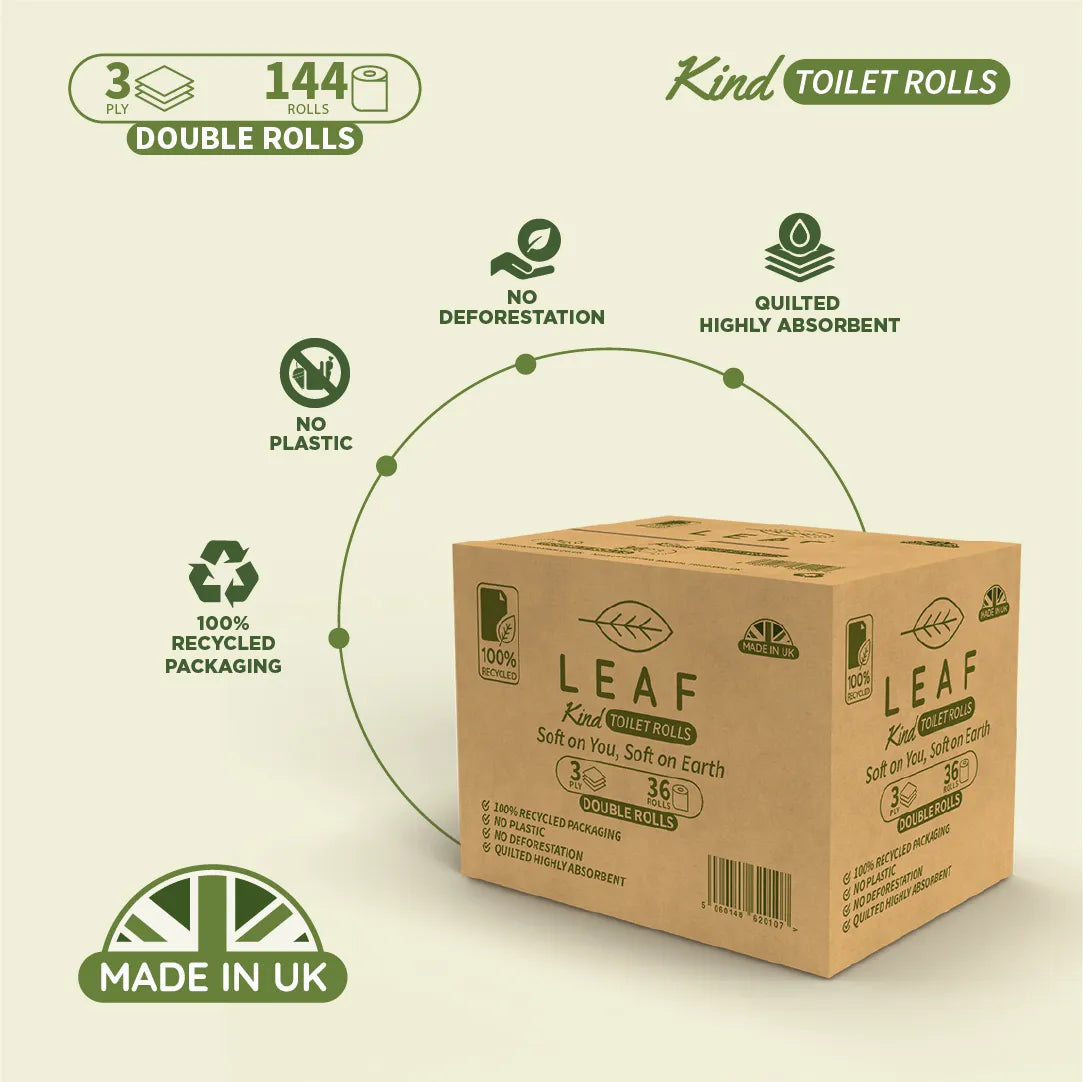 LEAF Kind Toilet Rolls